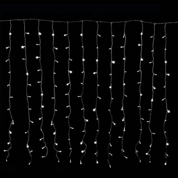 LED svetleća zavesa Crystaline 0,9x2m 192 kom hladno bela KAT 302-1